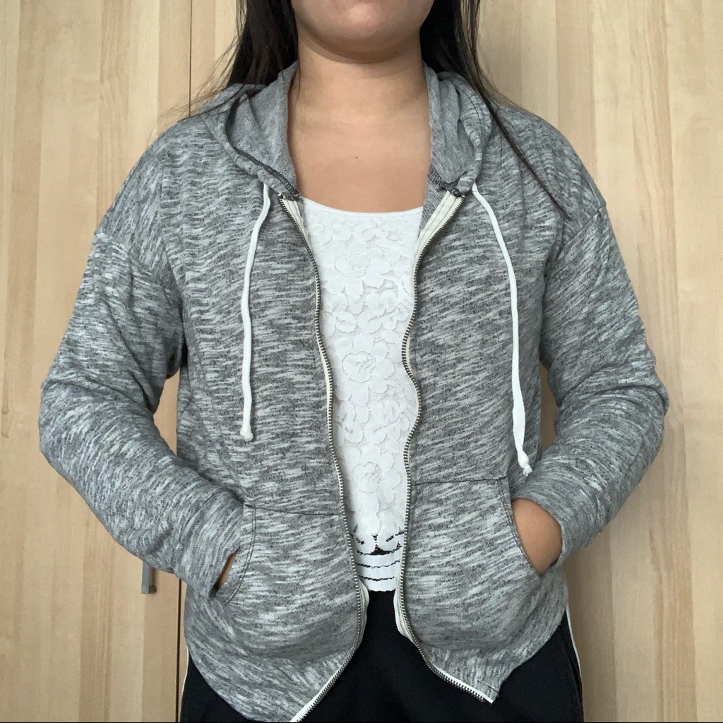 Gray Jacket Zip Up